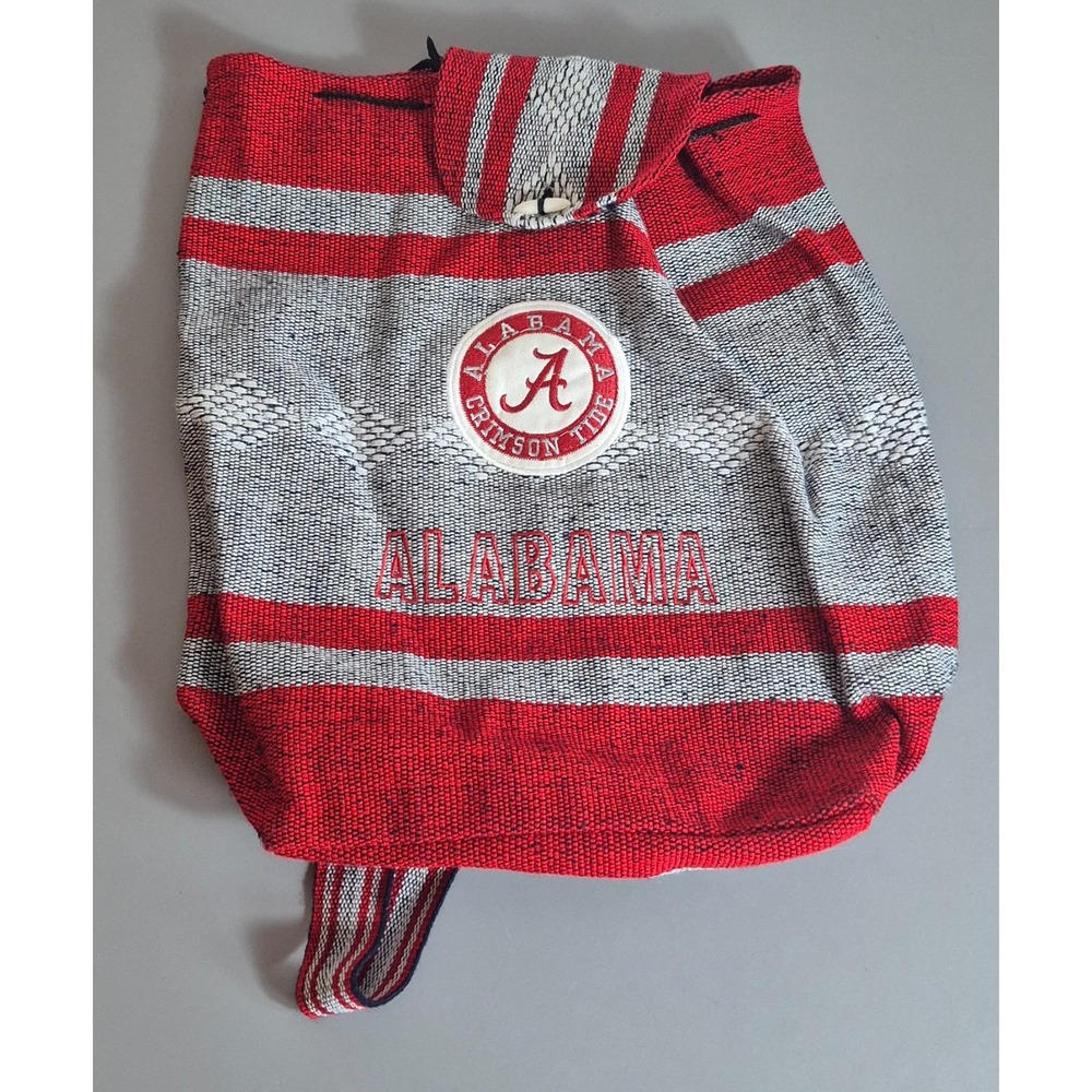Alabama Crimson Tide Womens Woven Knit Backpack Embroidered ROLL TIDE